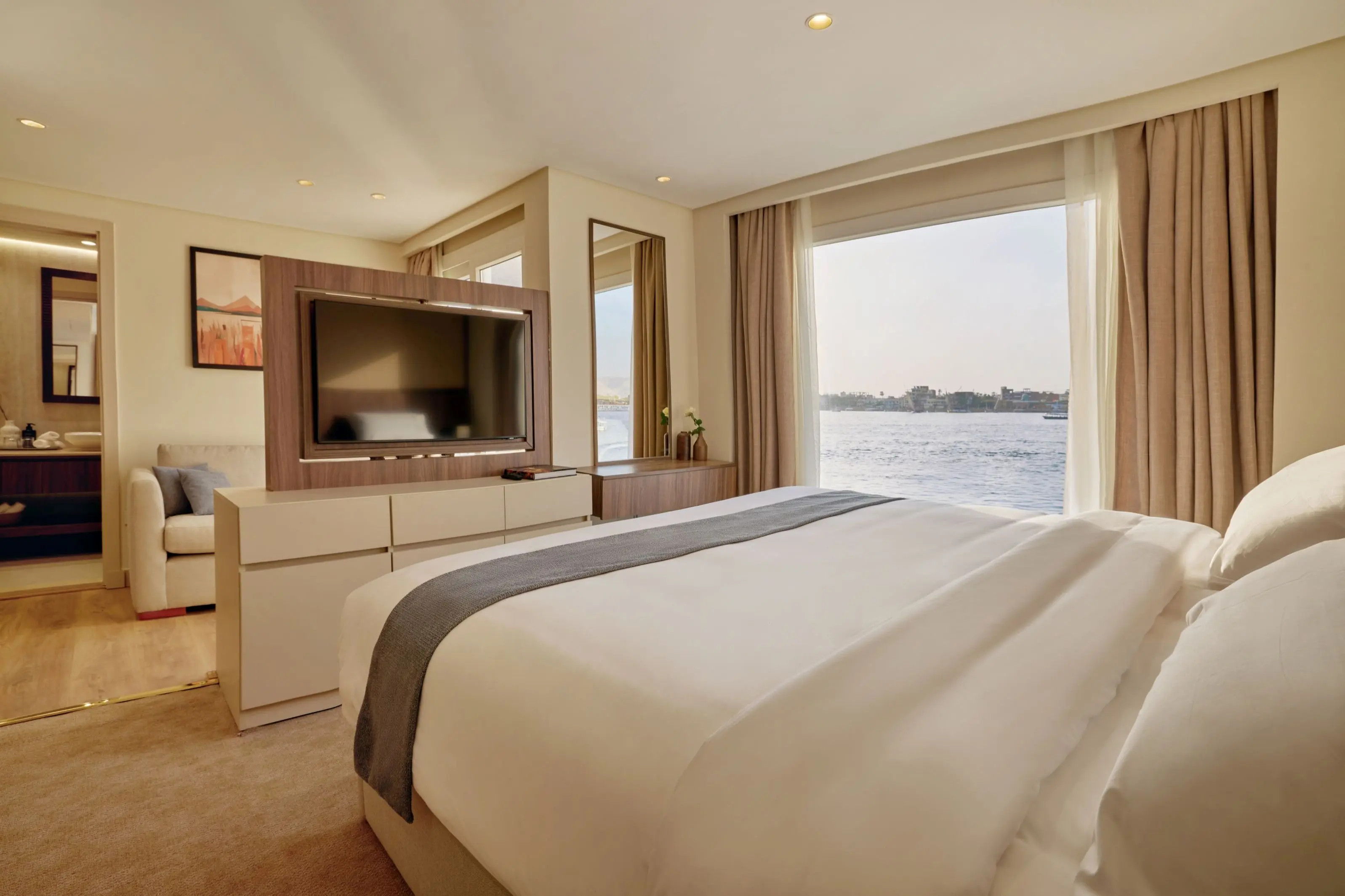 Cabin aboard the M/S Royal Serenade Nile Cruise Nile cruise